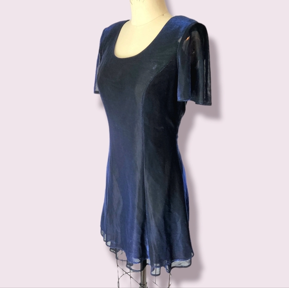 VINTAGE- 80s Evening/Cocktail Dress- Size 8 - Picture 3 of 5